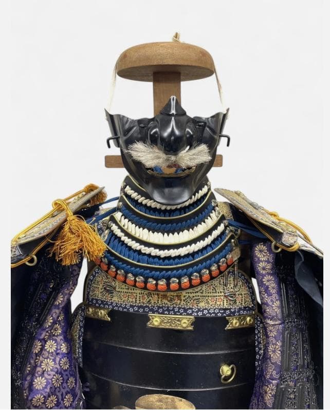 送料込み 着用可能 甲冑 等身大 当世具足 鎧兜 時代祭り 鎧櫃 家紋