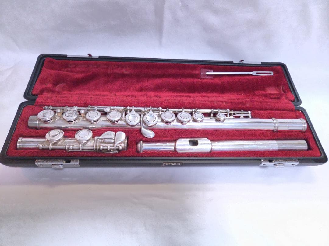 YAMAHA YFL-211S フルート 銀メッキ キー動作良好 #2423