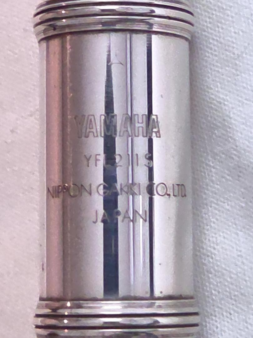 YAMAHA YFL-211S フルート 銀メッキ キー動作良好 #2423