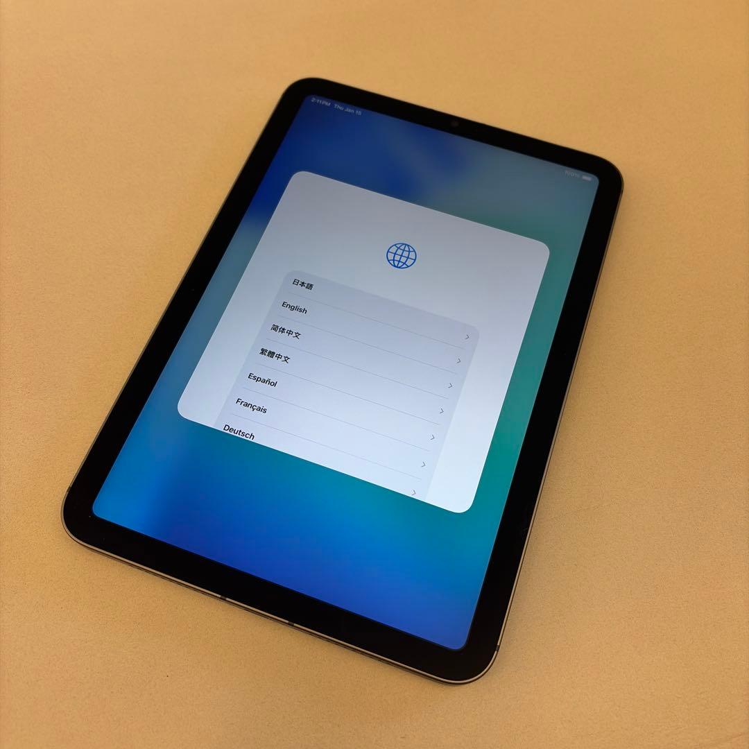 【美品】iPad mini 6th 64GB Cellular スペースグレイ