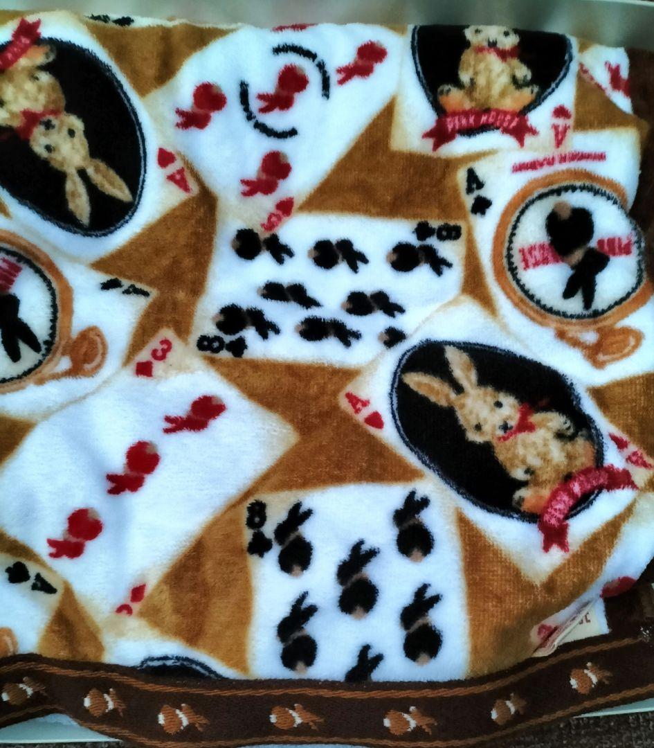 廃盤品？◇PINK HOUSE ピンクハウス　トランプうさぎ　バスタオル◇