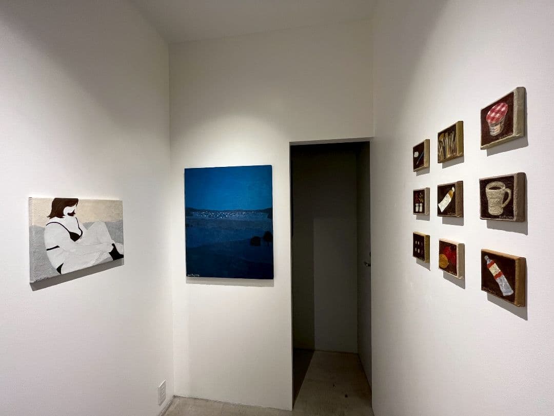 油彩　Blue Moment