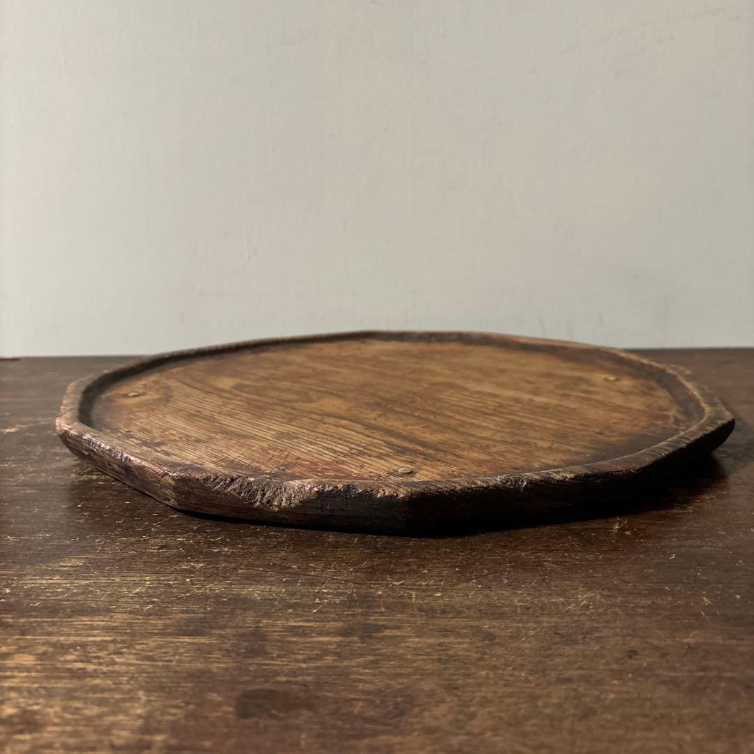 李朝十二角膳天板その64 盆.古道具.骨董品.韓国骨董. Antique.酒器盆