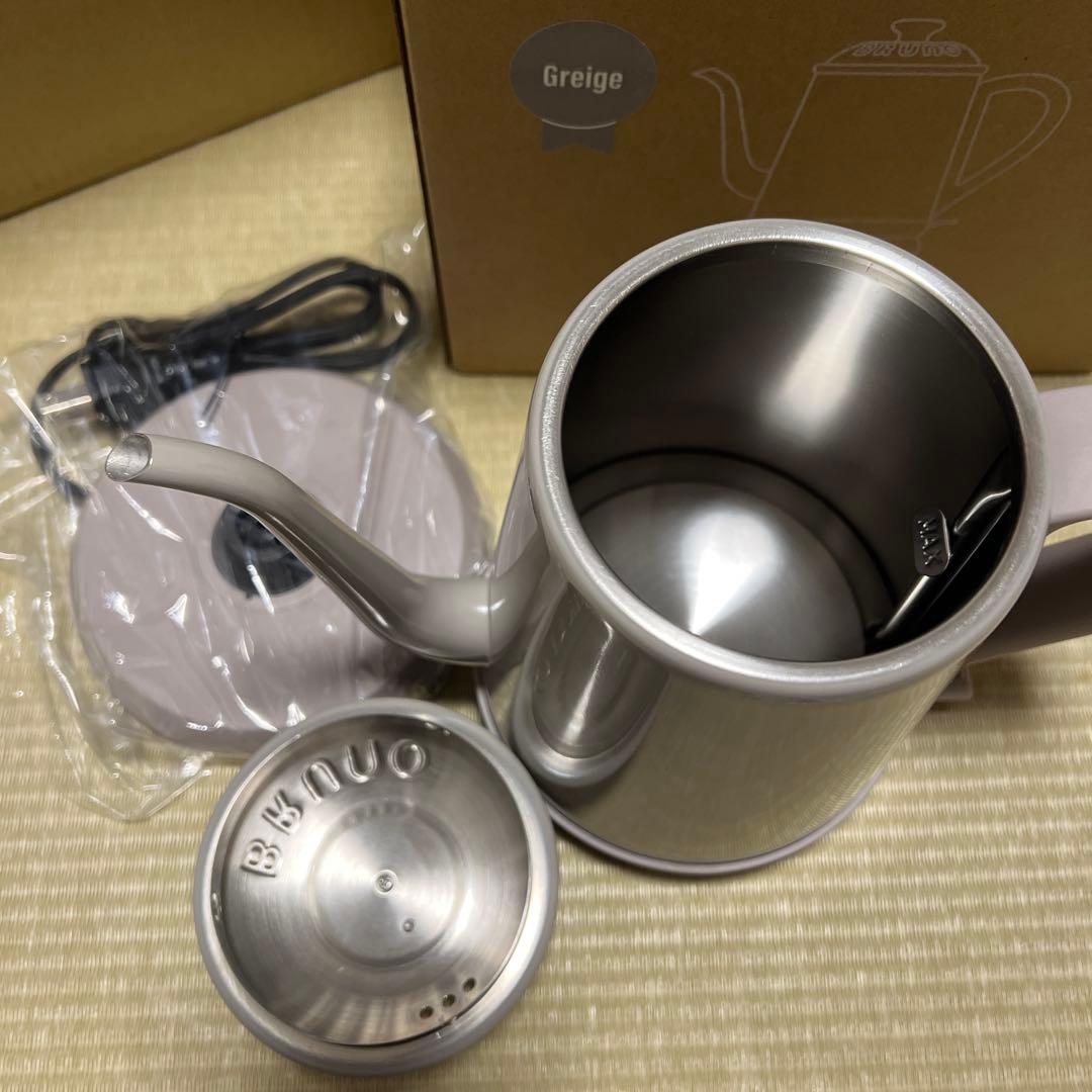 新品　BRUNO ステンレスデイリーケトル グレージュカラー
