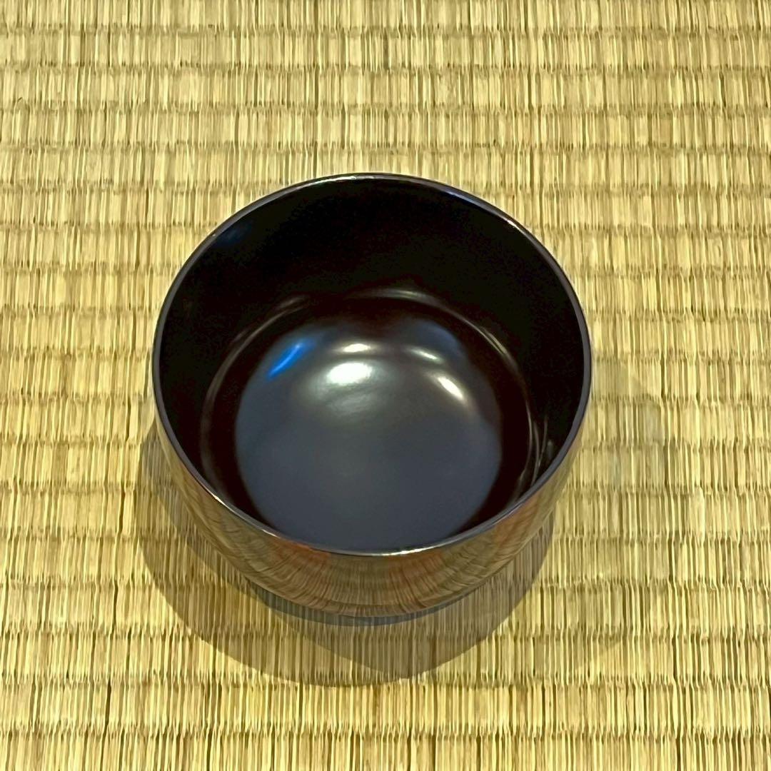 塗師 津田哲司 (哲斎) 縞模様 信玄弁当箱 3客