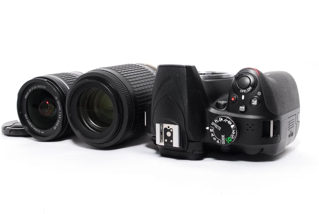 ◆AF-Pレンズ◆Nikon D3400◆Wレンズ◆一眼レフカメラ◆WiFi転送