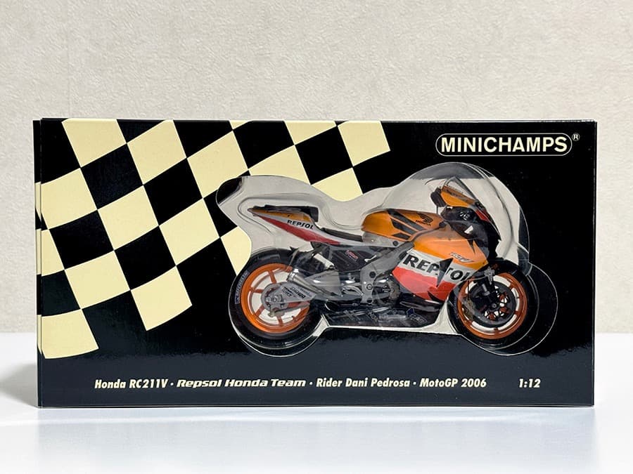 ミニチャンプス 1/12 ホンダ RC211V ダニ・ペドロサ 2006