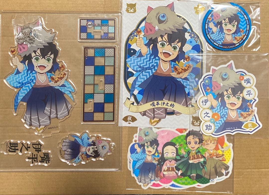 鬼滅の刃 銀だこ キャラクターセット 嘴平伊之助