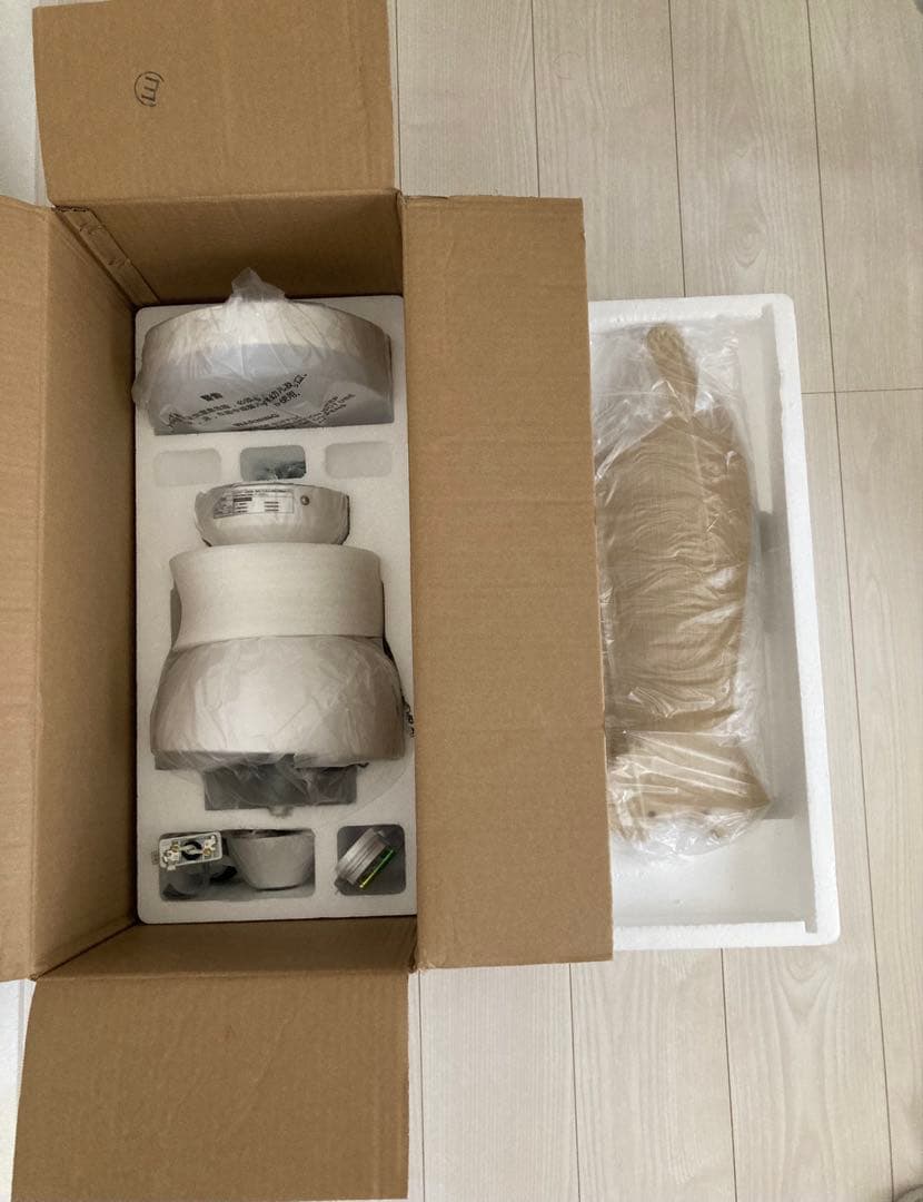 なすび様用新品未使用Molis LEDシーリングファンライト60cm延長パイプ付