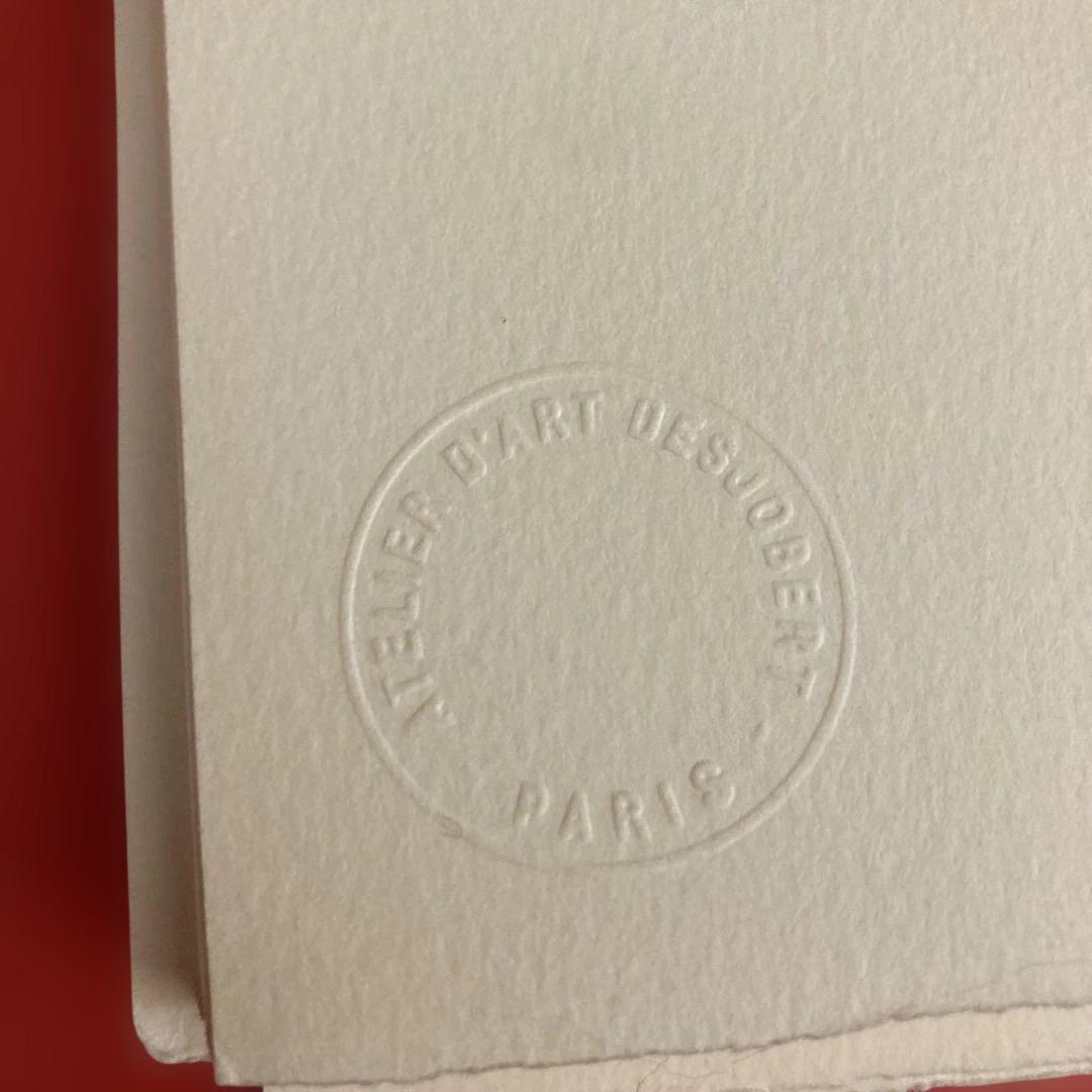 アヴィ　ファイラー　リトグラフ　赤い花　50枚