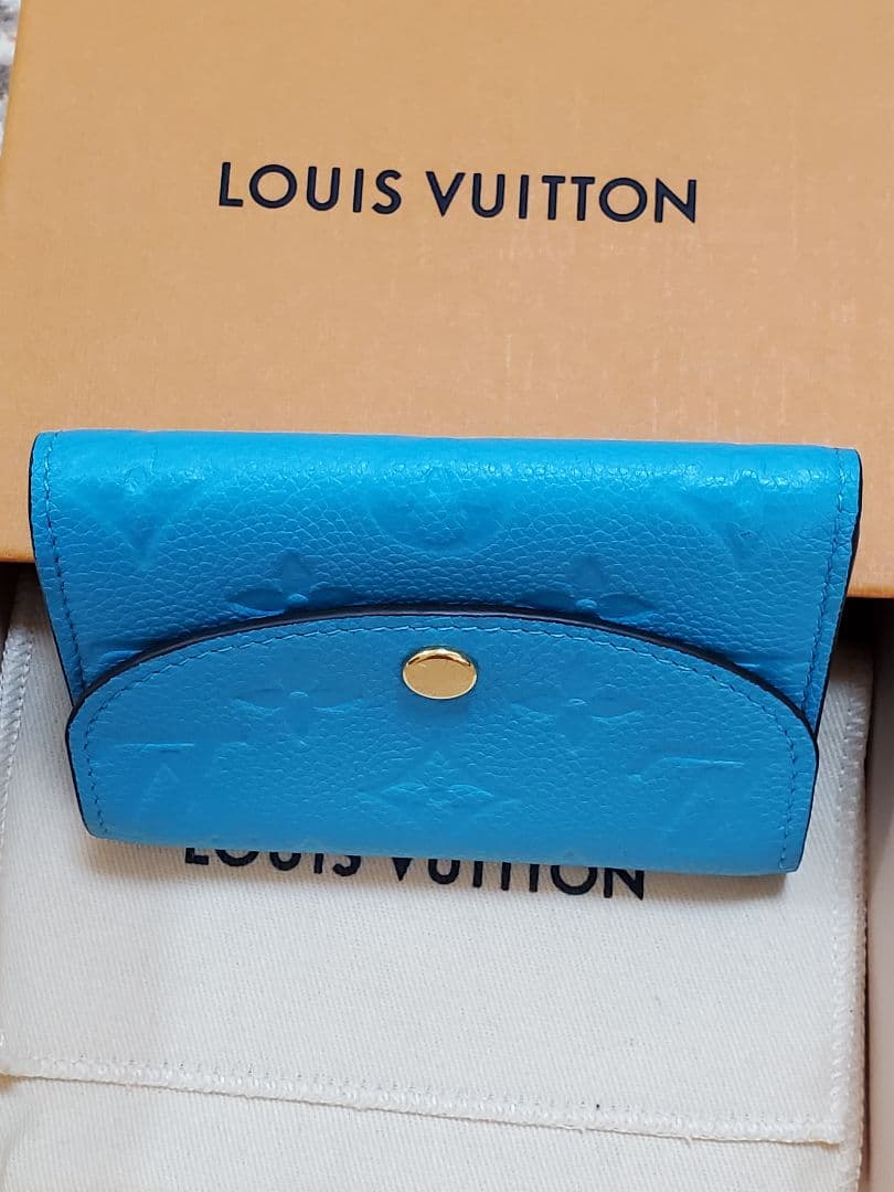 【モナモナ】ポルトモネ・ロザリ☆財布☆ターコイズブルー