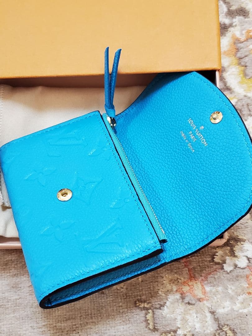 【モナモナ】ポルトモネ・ロザリ☆財布☆ターコイズブルー