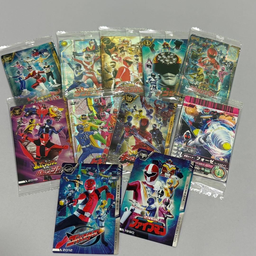 仮面ライダー カード まとめ バトル ガンバライド デカレンジャー ウエハース