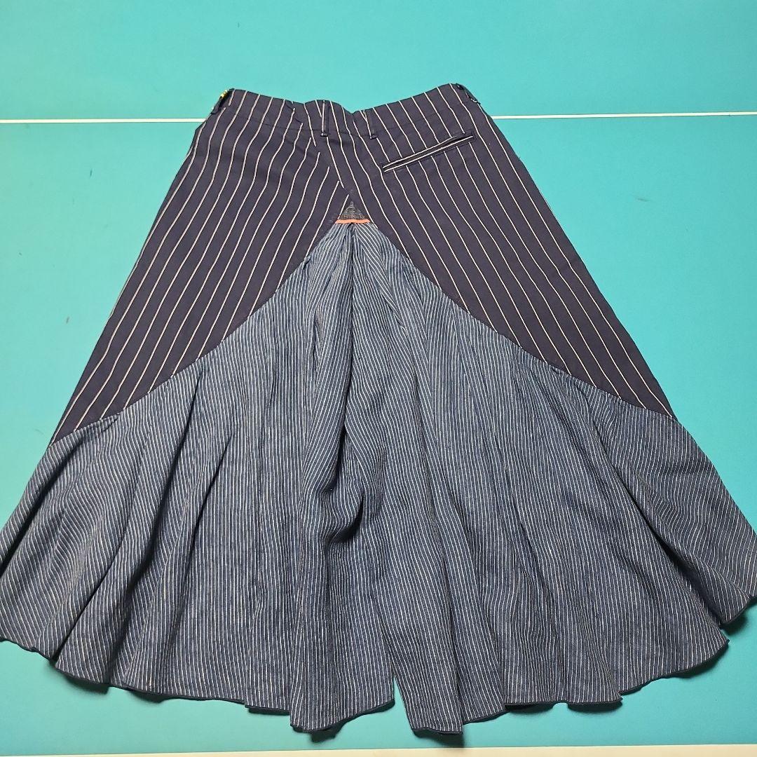 KAPITAL　ネイビー ストライプ 　スカート