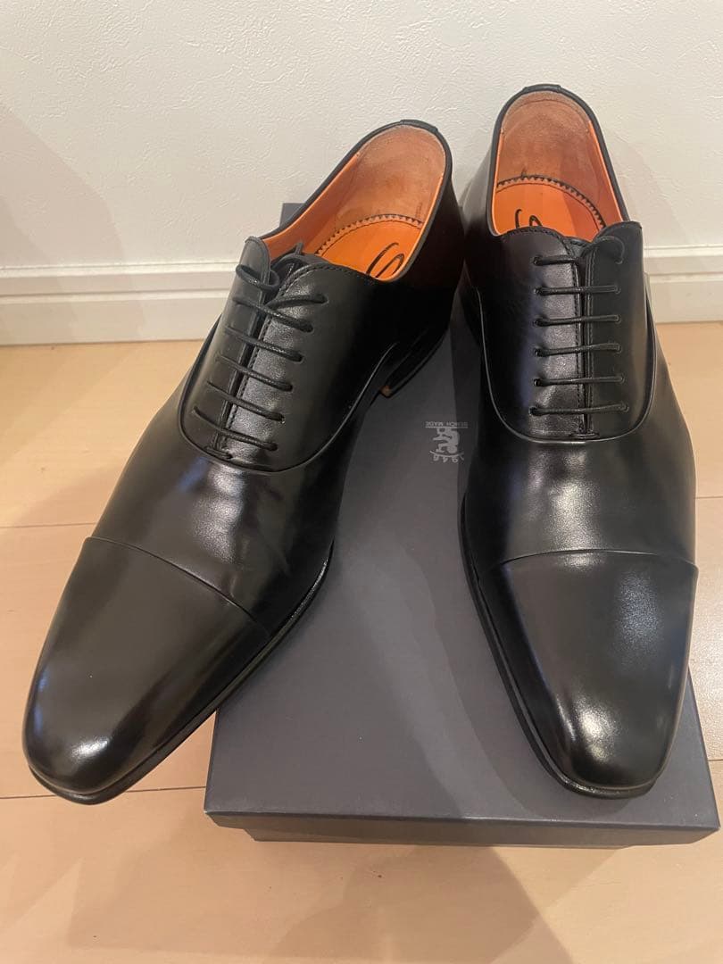新品未使用 Santoni サントーニ ストレートチップ　ビジネスシューズ