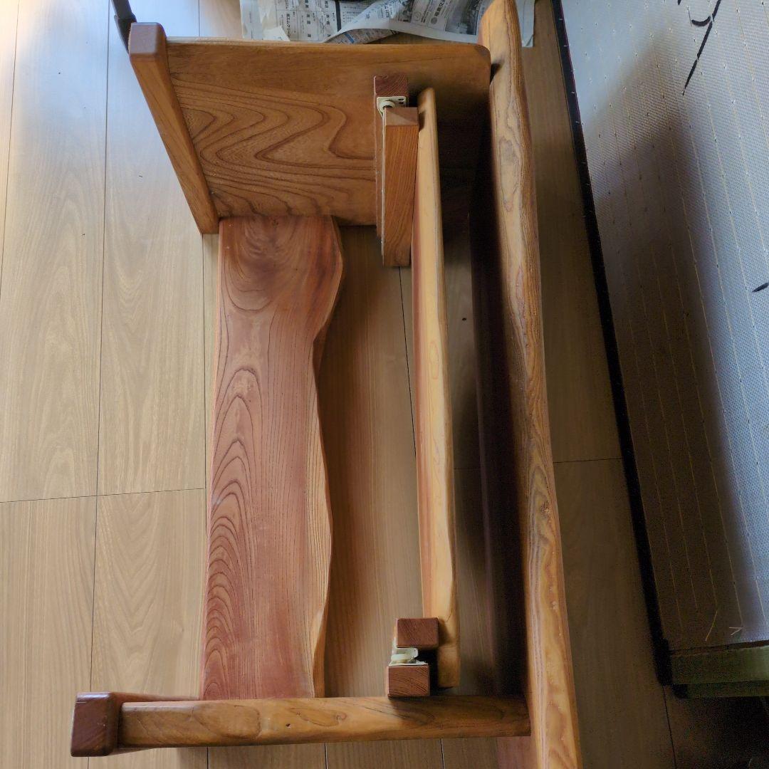 欅曲線デザインパソコンデスク