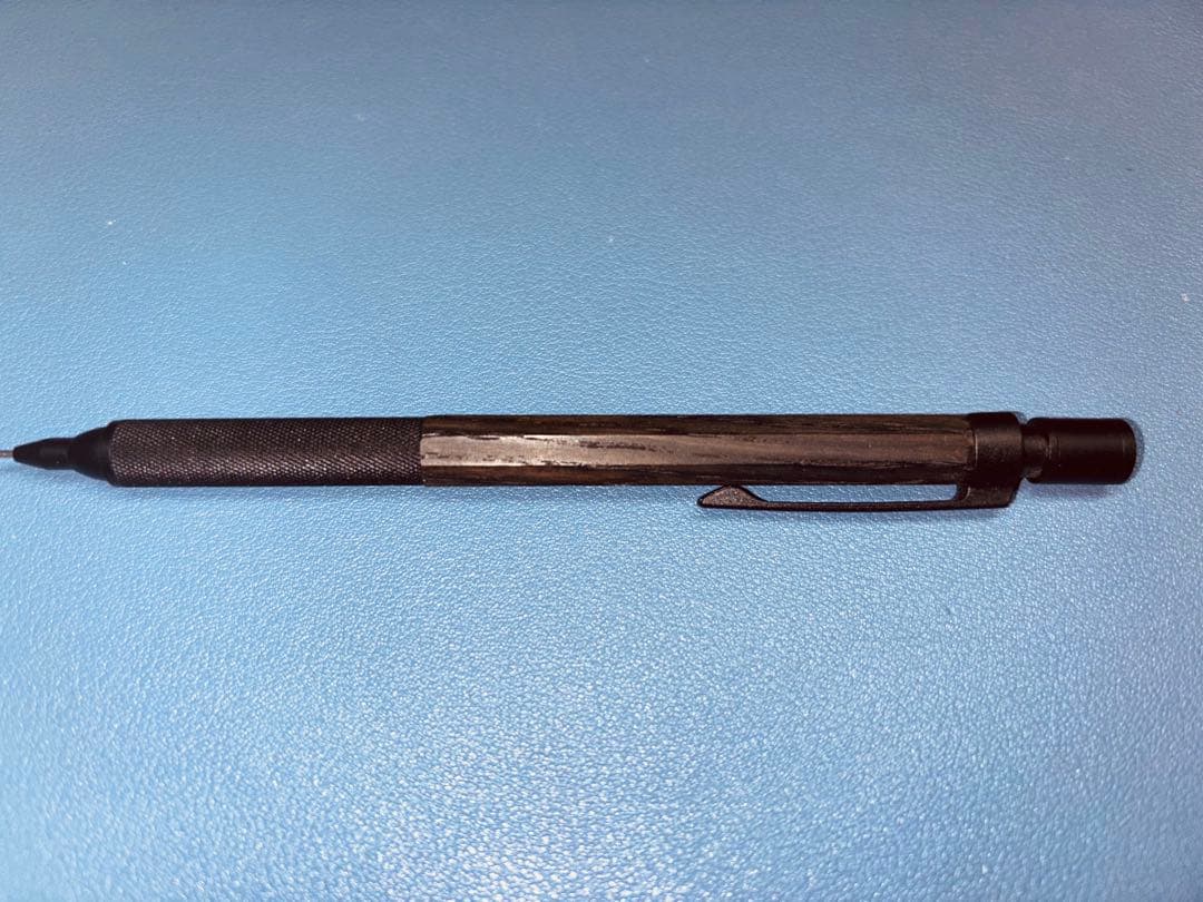 ラダイトイベント限定木軸シャーペン黒柿