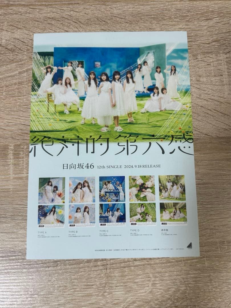 日向坂46フライヤー絶対的第六感　東村芽依　めいめい\"直筆サイン入り\"シブツタ