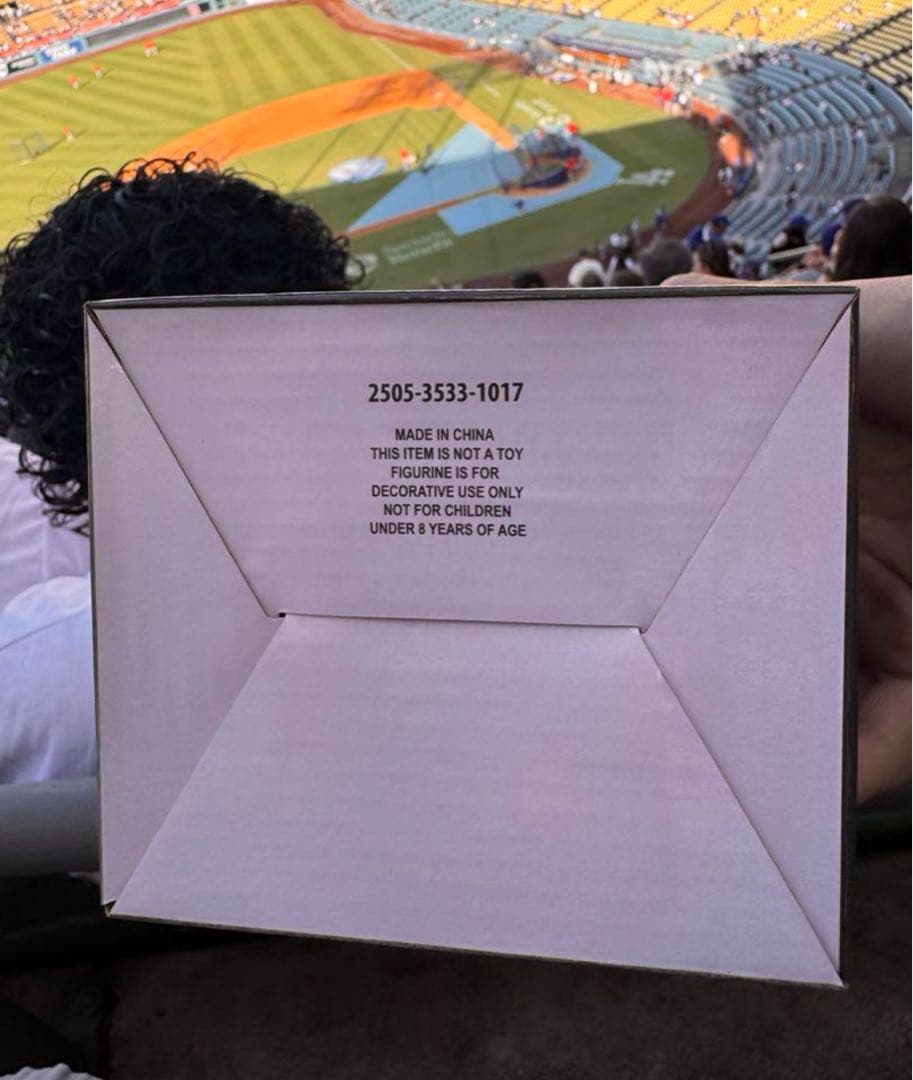 ICE CUBE ボブルヘッド　ドジャース　来場者限定　スタジアム配布