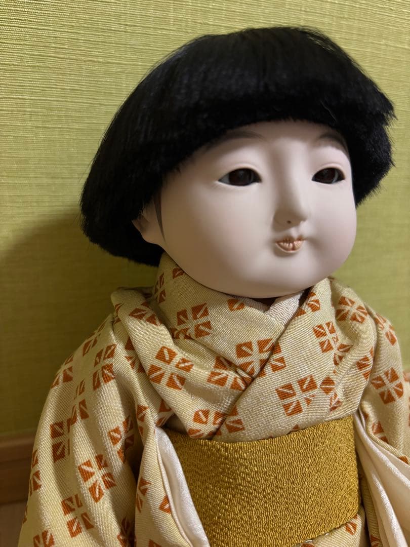 ［お正月特価］市松人形 2体 竹取物語 芳寿作 アンティーク 工芸品