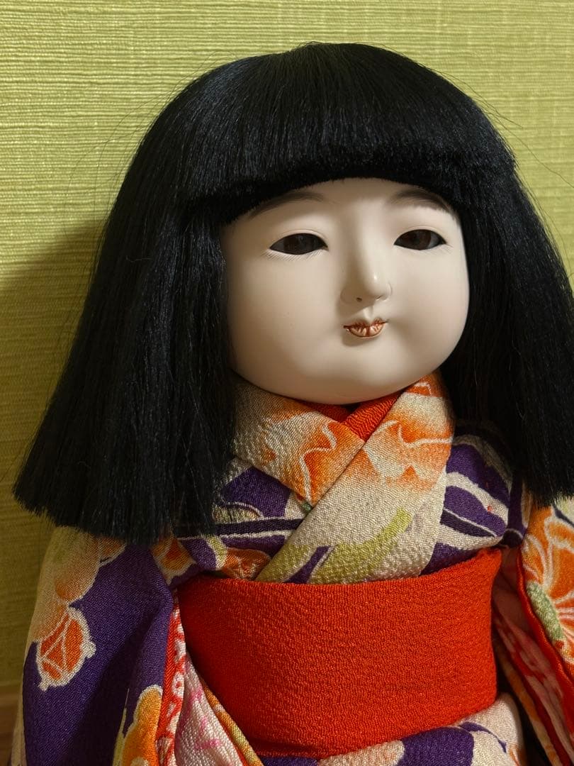 ［お正月特価］市松人形 2体 竹取物語 芳寿作 アンティーク 工芸品