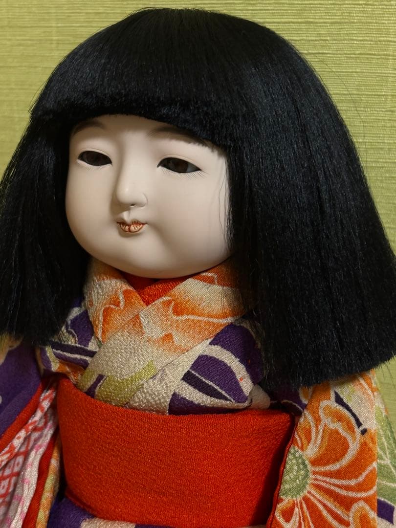 ［お正月特価］市松人形 2体 竹取物語 芳寿作 アンティーク 工芸品