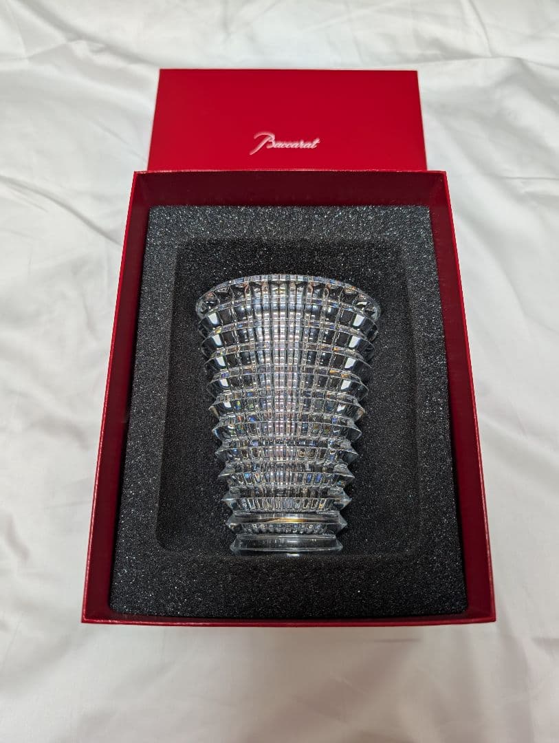Baccarat バカラ アイベースS クリスタル ガラス花瓶 フラワースタンド