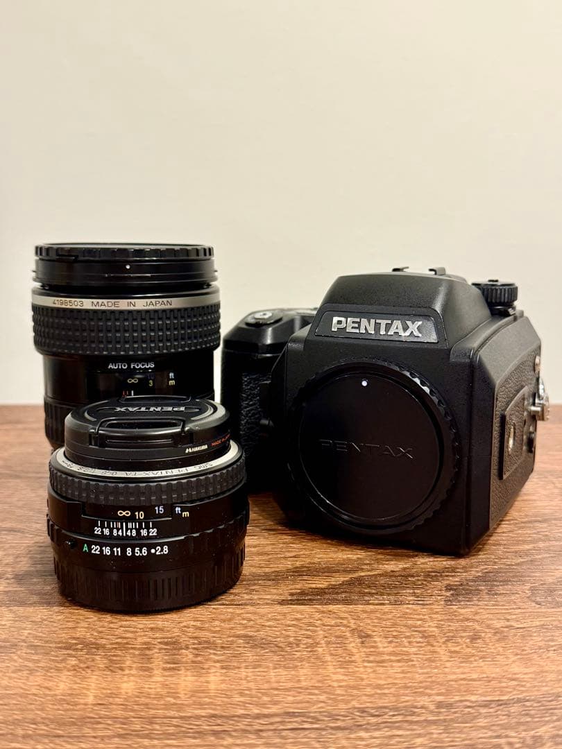 【実用美品】PENTAX 645NⅡ レンズ・フィルムセット