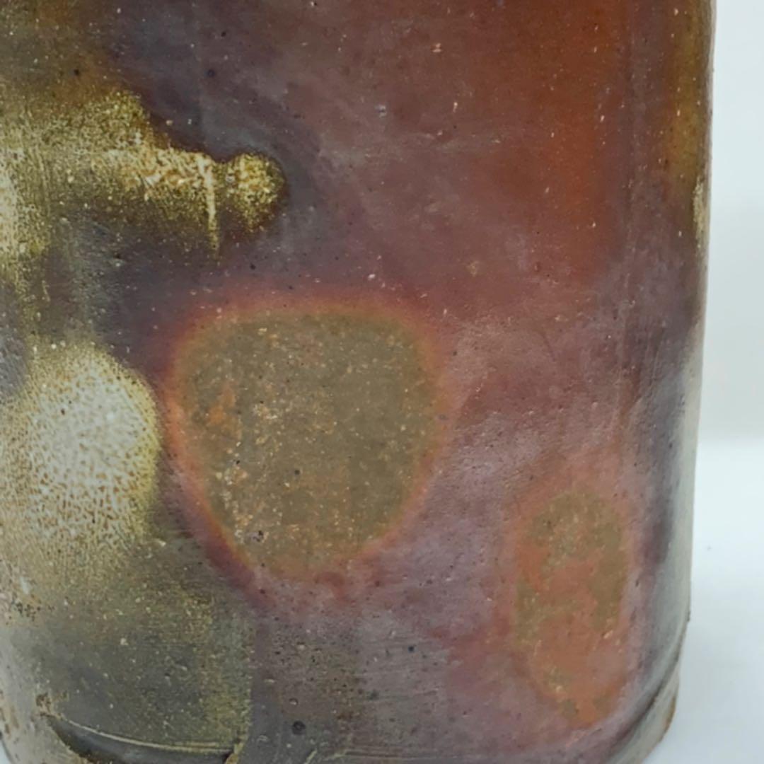 【花入9】備前9   耳付　伊勢崎満　高さ22.5㎝