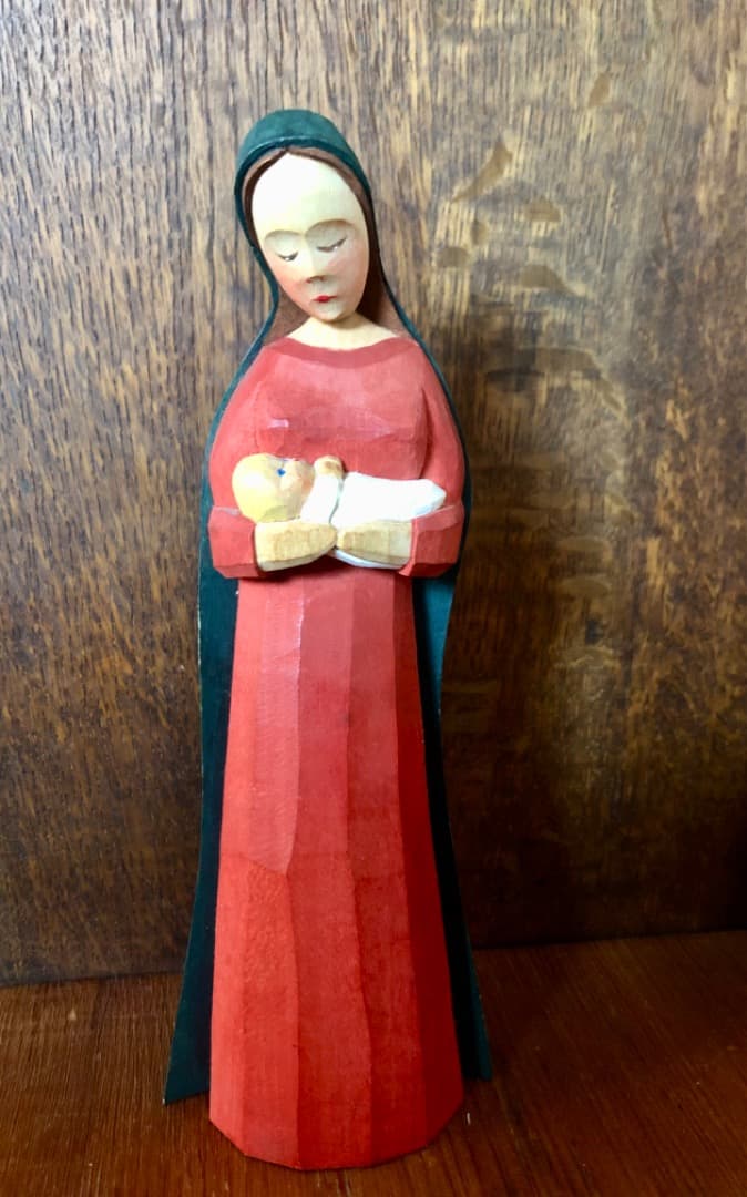 ドイツ　ハーン　マリア　母子像　17cm