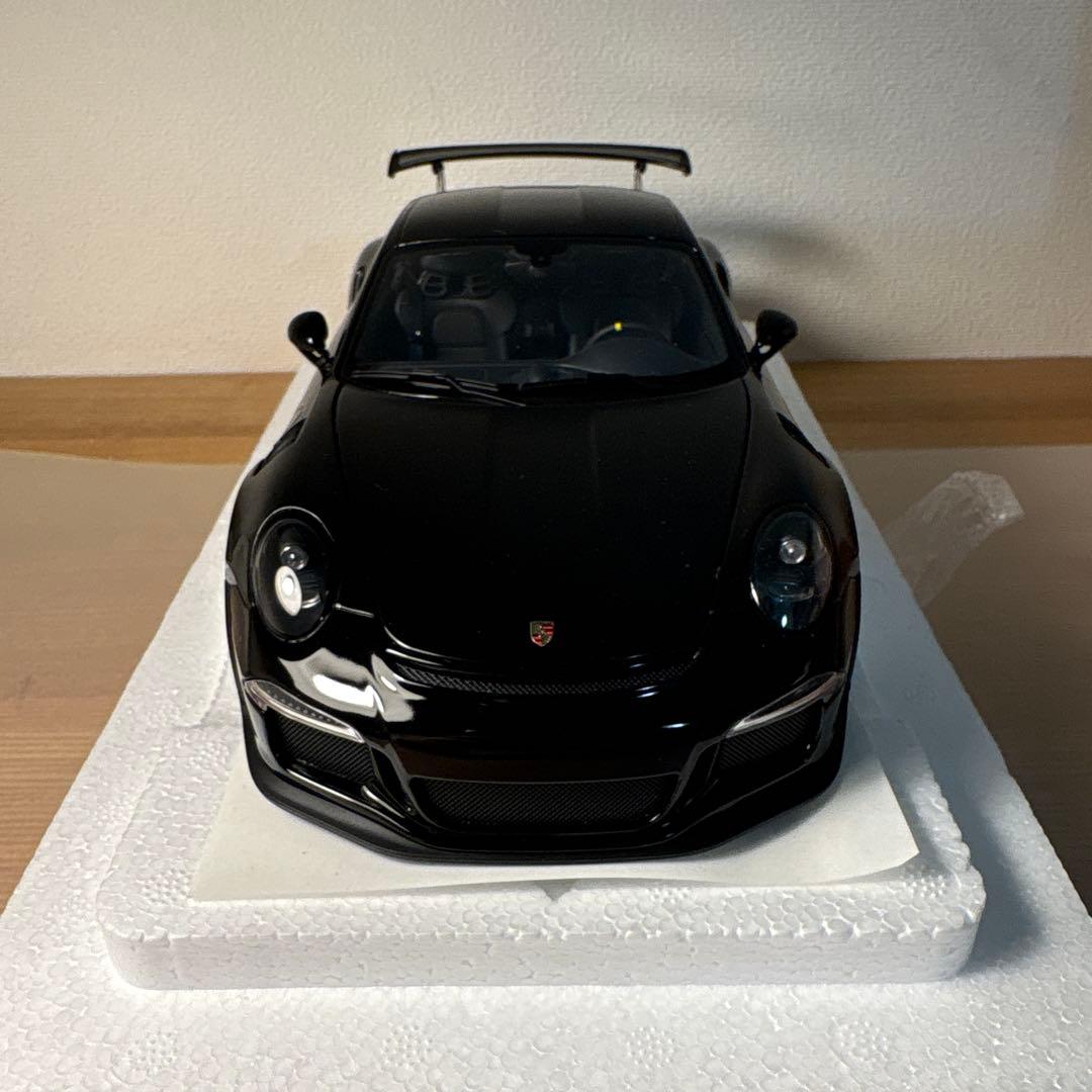 オートアート　ポルシェ911 991 GT3 RS 1/18 ミニカー　ブラック