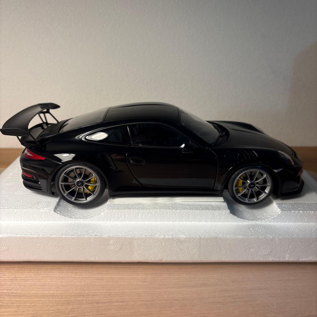 オートアート　ポルシェ911 991 GT3 RS 1/18 ミニカー　ブラック