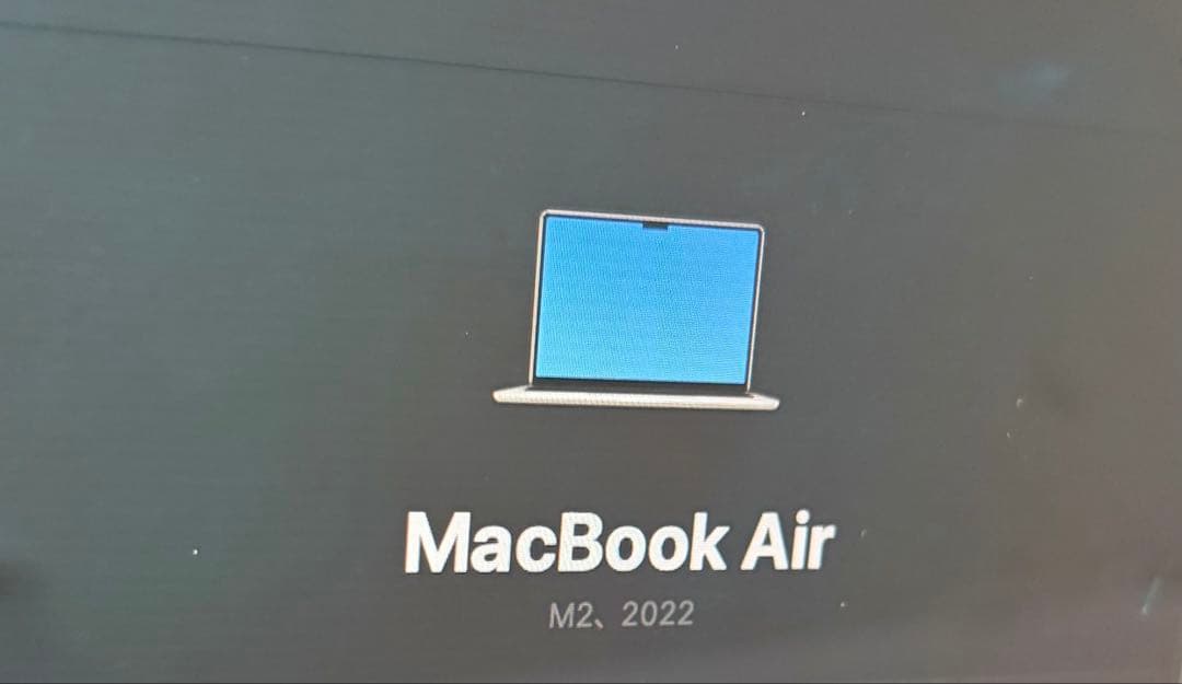 M2 Apple MacBook Air 13インチ シルバー 本体 ジャンク品