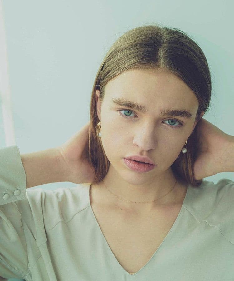 eteパールフープピアス