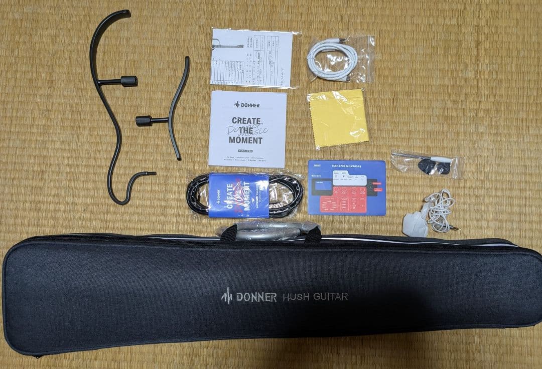 【美品】ドナー Donner HUSH-I PRO メンテナンス済 弦高低！