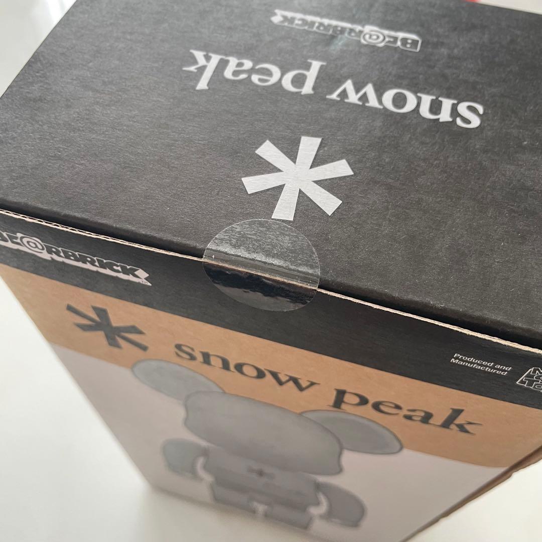 ベアブリック　スノーピーク　400%