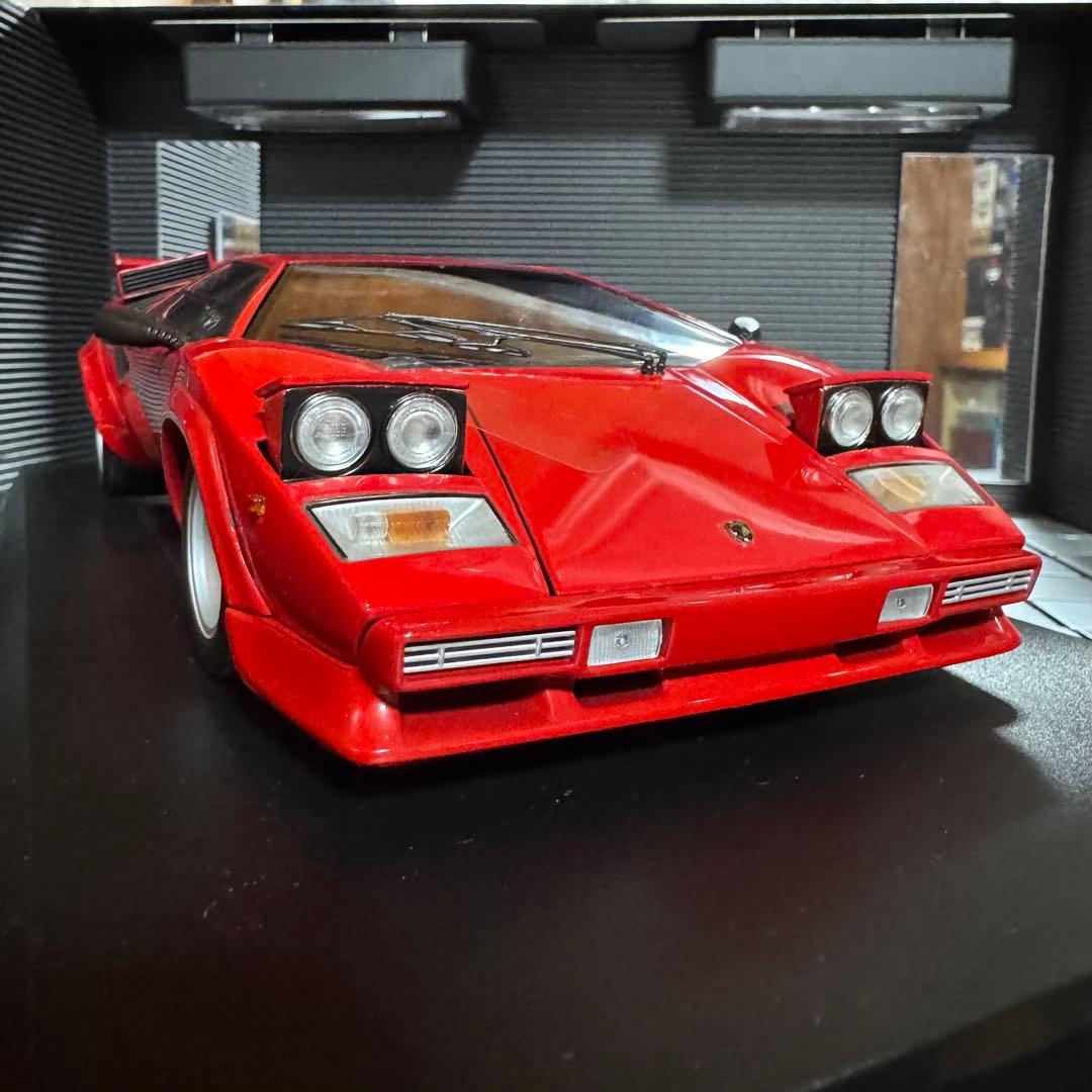 絶版未展示品 京商 1/18 ランボルギーニ カウンタック LP500 レッド