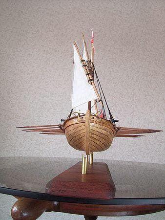 帆船模型完成品 ダブルボート　－あなたのお部屋に一層の品格を－