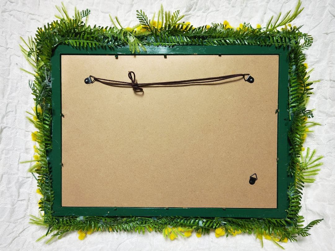 油絵 絵画 【ミモザの港町】