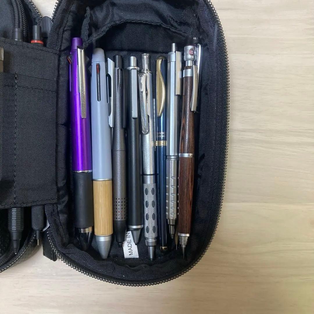 シャーペン　ボールペンまとめ売り　筆箱付き