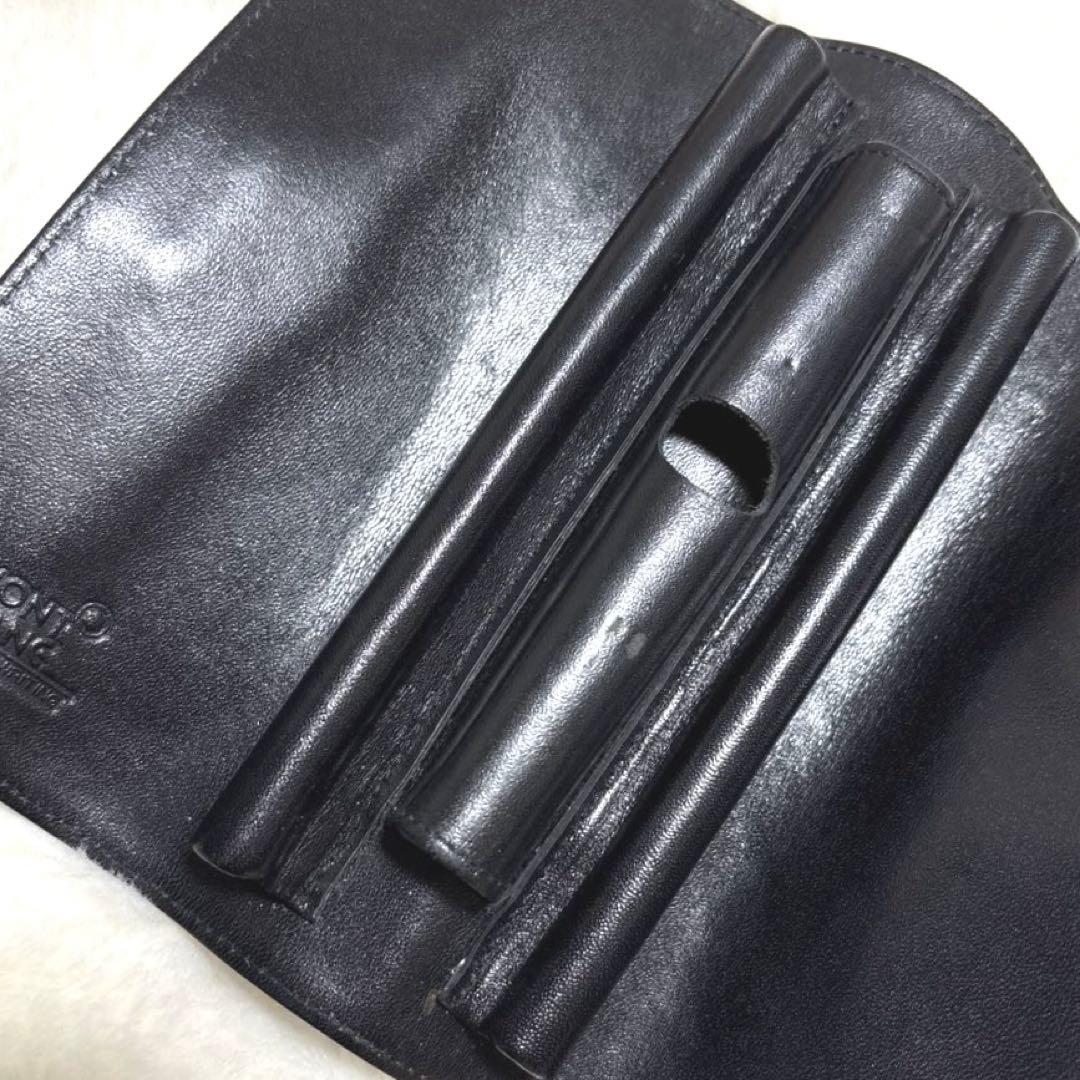 美品✨希少✨モンブラン　ペンケース　ロゴ
