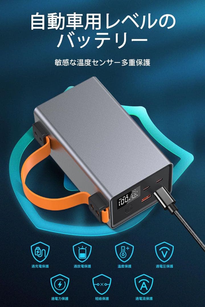 モバイルバッテリー 大容量 86000mAh 高出力 PD3.1 140W