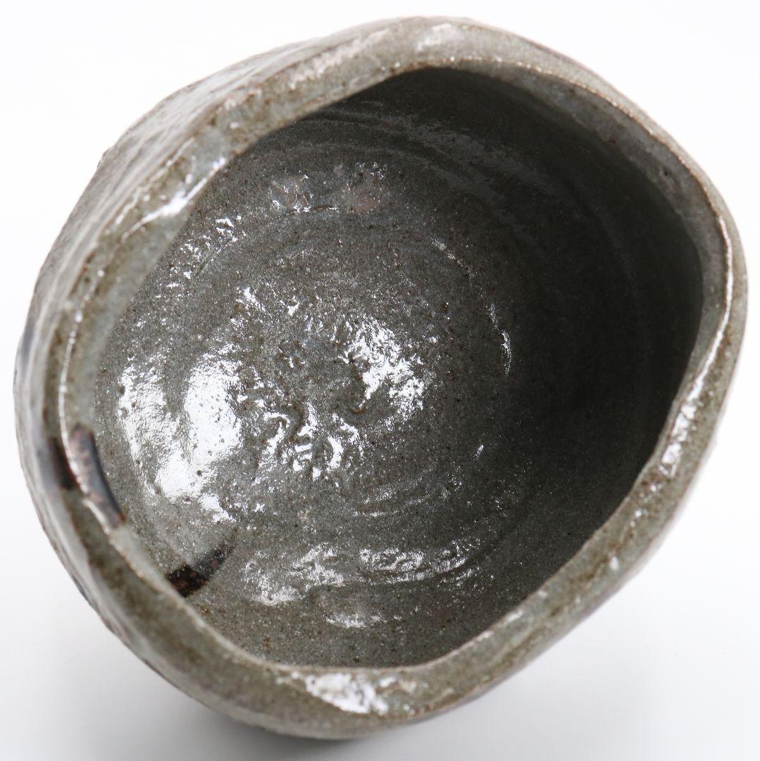 人間国宝 十二代 中里太郎右衛門(無庵)作 絵唐津茶碗 共箱共布　AK892