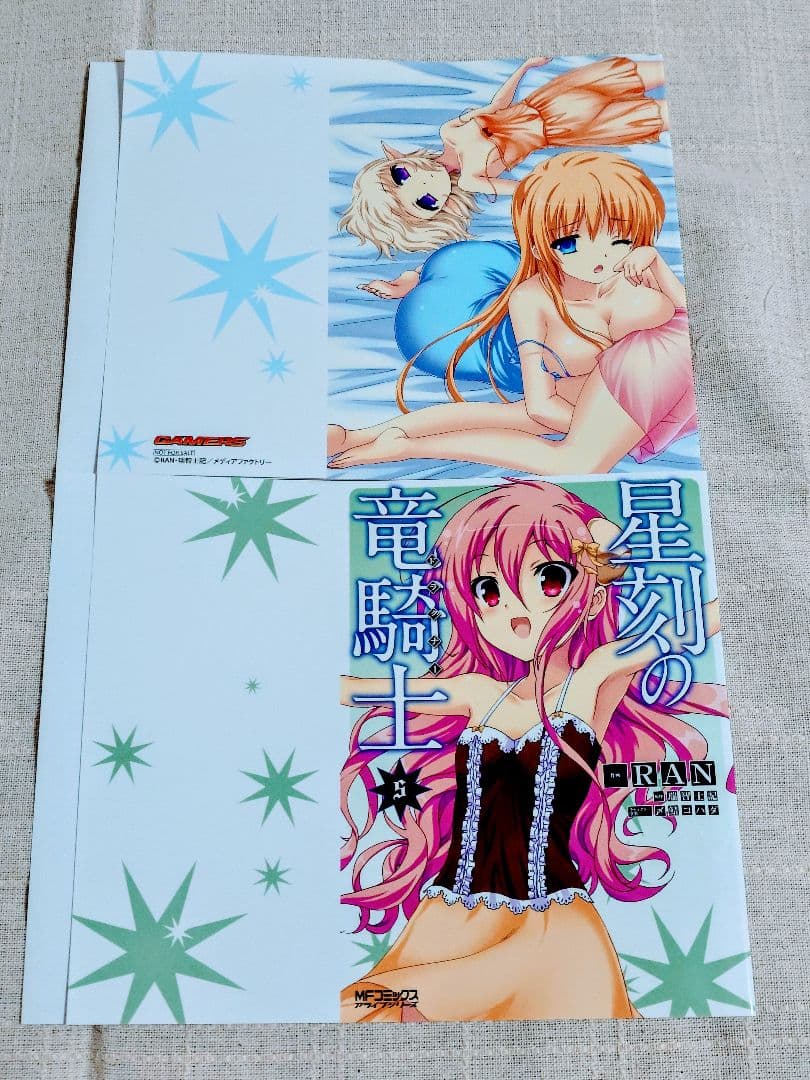 星刻の竜騎士（コミック版）特典ブックカバー　10枚セット