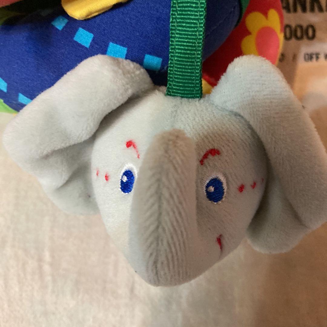 CHICCO チッコ　イタリア　ぬいぐるみ　玩具　色使いgoo ライオン象蝶鏡星