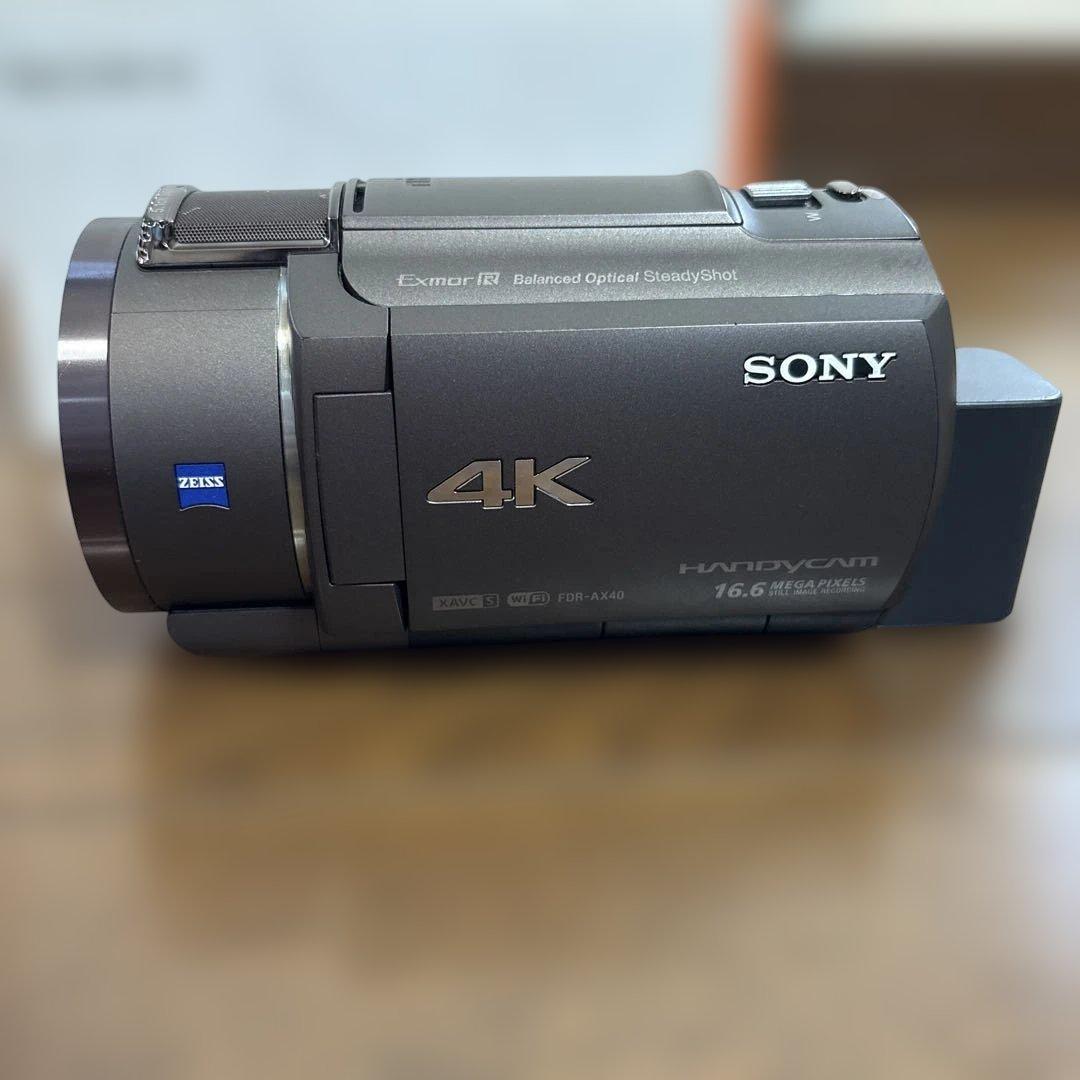 訳あり　SONY 4K Handycam 本体 FDR-AX40