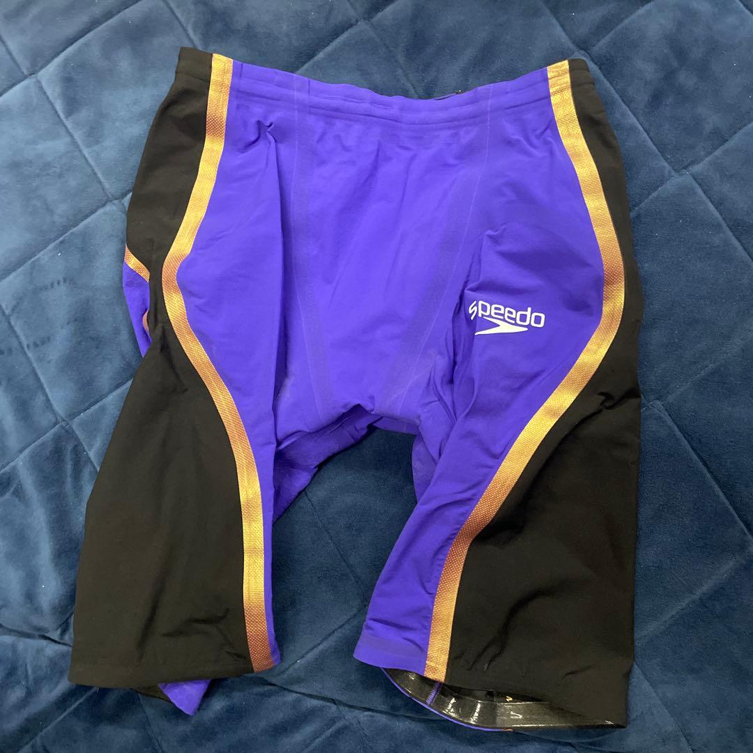Speedo 競泳水着 24 紫/黒