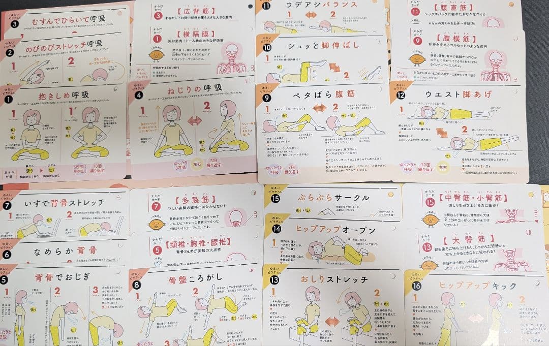 週末SALE！フェリシモ　ゆるいピラティスセット（全10冊）