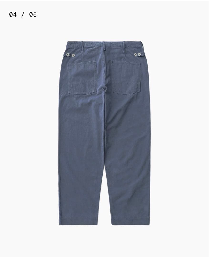 Khakis Crewman Pant Faded Navy パンツ L
