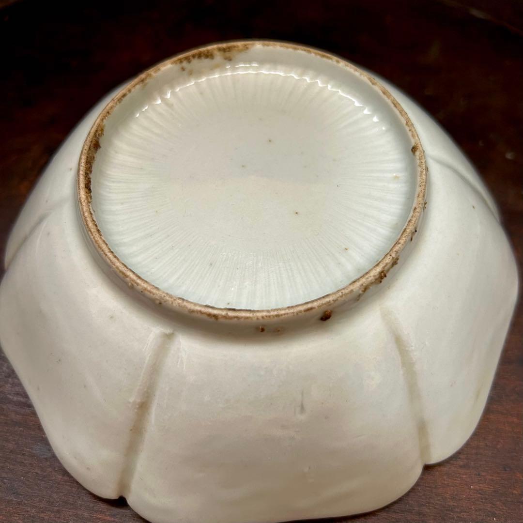 明末清初　赤絵柘榴図皿　無傷　本物保証